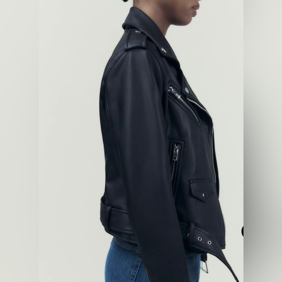 Faux Leather Jacket from Zara brand new - Picture 3 of 5